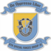 8e groep van speciale strijdkrachten (luchtlanding sticker (Voorkant)