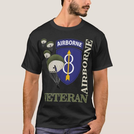 8e Inf Div Abn T-shirt (Voorkant)
