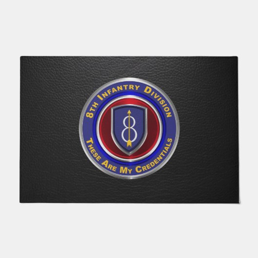 8e infanteriedivisie deurmat (Voorkant)