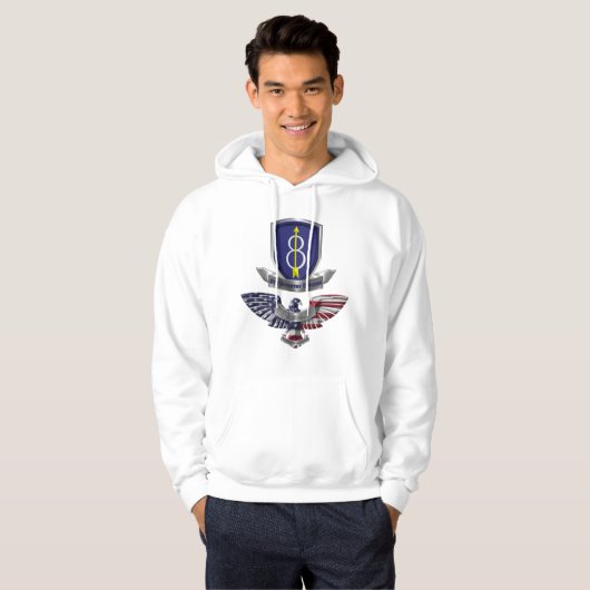 8e infanteriedivisie hoodie (Voorkant volledig)