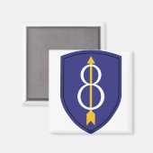 8e infanteriedivisie magneet (Voorkant / Achterkant)