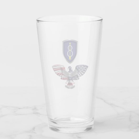 8e infanteriedivisie "Pathfinder" Eagle Glas (Achterkant)