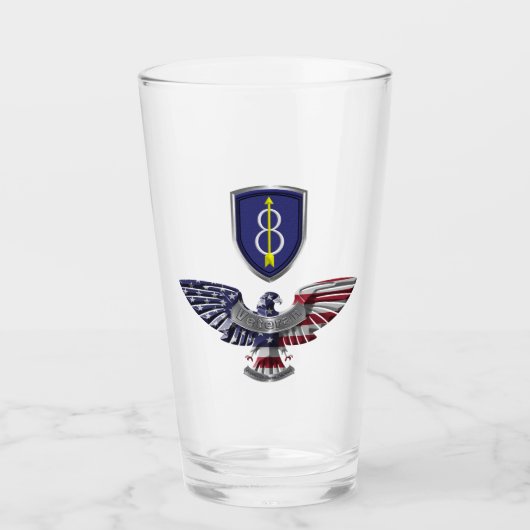 8e infanteriedivisie "Pathfinder" Eagle Glas (Voorkant)