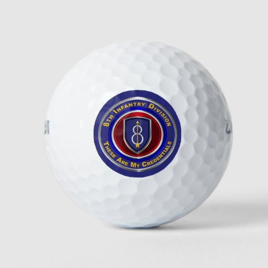 8e infanteriedivisie "Pathfinder" Golfballen (Voorkant)
