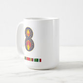 8e infanteriedivisie "Pathfinder"-Mok Koffiemok (Voorkant links)