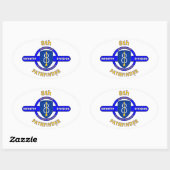 8E INFANTERIEDIVISIE "PATHFINDER" OVALE STICKER (Vel)