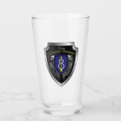 8e infanteriedivisie "Pathfinder"-schild Glas (Voorkant)