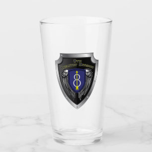 8e infanteriedivisie "Pathfinder"-schild Glas