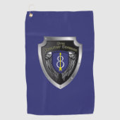8e infanteriedivisie "Pathfinder"-schild Golfhanddoek (Voorkant)