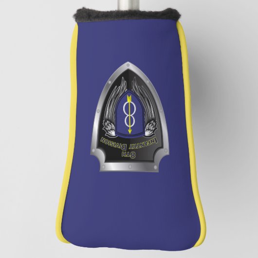 8e infanteriedivisie "Pathfinder"-schild Golfheadcover (Draai 90)