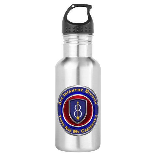 8e infanteriedivisie "Pathfinder"  Waterfles (Voorkant)