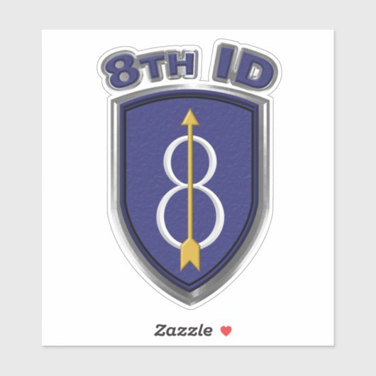 8E Infanteriedivisie Sticker (Vel)