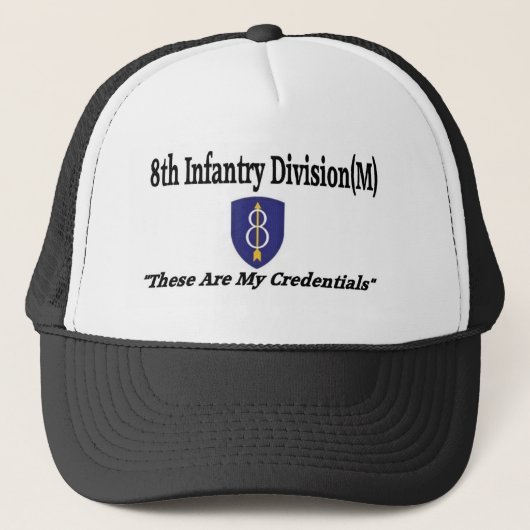 8e infanteriedivisie trucker pet (Voorkant)