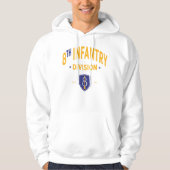 8e Infanteriedivisie - United States Military Hoodie (Voorkant)