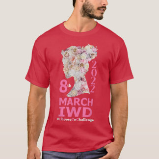 8e Internationale Vrouwendag: kies voor uitdaginge T-shirt