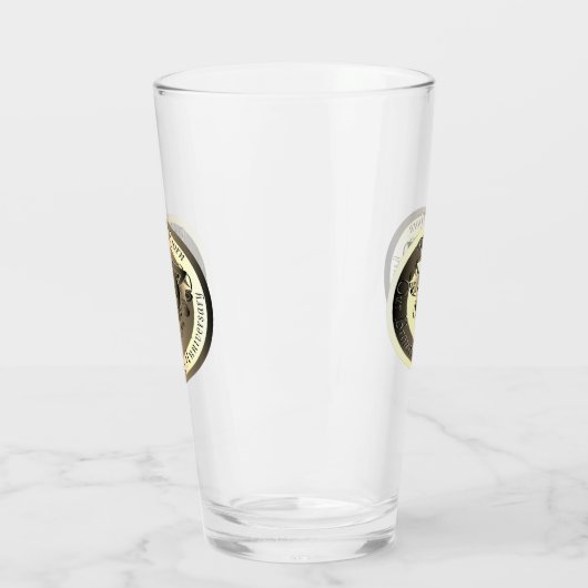 8e Jubileum Bigger Bronze Medallion Glas (Links)