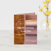 8e Jubileum, Bronze en aardewerk Kaart (Gele Bloem)