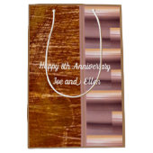 8e Jubileum, Bronze en aardewerk Medium Cadeauzakje (Voorkant)