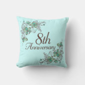 8e Jubileum CadeauSierkussen Kussen (Voorkant)