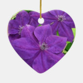 8e Jubileum, Clematis Keramisch Ornament (Achterkant)