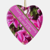 8e Jubileum, Clematis Keramisch Ornament (Rechts)