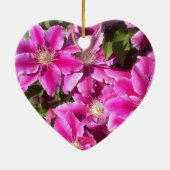 8e Jubileum, Clematis Keramisch Ornament (Achterkant)