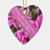 8e Jubileum, Clematis Keramisch Ornament (Links)