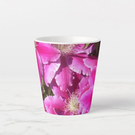 8e Jubileum, Clematis Latte Mok (Voorkant)