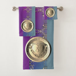 8e Jubileum-emblemhanddoek Bad Handdoek