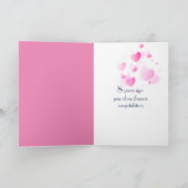 8e jubileum Hart Bellen op Zwart  Kaart (Binnen)