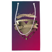 8e Jubileum uit de Bronze & Tourmaline Weddenschap Klein Cadeauzakje (Achterkant)