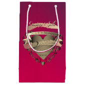 8e Jubileum uit de Bronze & Tourmaline Weddenschap Klein Cadeauzakje (Voorkant)