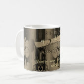 8e Jubileum uit de Bronze Wedding Steampunk Koffiemok (Voorkant links)