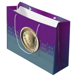 8e Jubileum van het huwelijk Bronze Emblem Gift Ba Groot Cadeauzakje