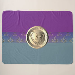 8e Jubileum van het huwelijk Bronze Emblem Sherpa Deken