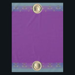 8e Jubileum van het huwelijk Bronze Heart Emblem Tafelkleed<br><div class="desc">Mijn originele metalen grafiek bewondert je feestmaal op je achtste bruisende huwelijksdag,  wat kan er nog meer van?!</div>