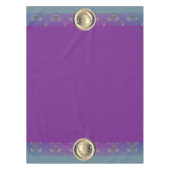 8e Jubileum van het huwelijk Bronze Heart Emblem Tafelkleed (Voorkant)