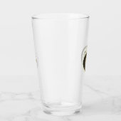 8e Jubileum van het huwelijk Bronze Medallion Afbe Glas (Rechts)