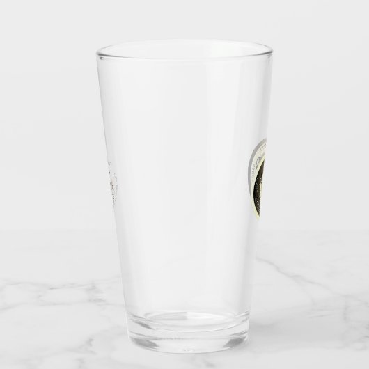 8e Jubileum van het huwelijk Bronze Medallion Afbe Glas (Rechts)