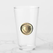 8e Jubileum van het huwelijk Bronze Medallion Afbe Glas (Voorkant)