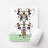 8e kerstdag (8 dienstmeisjes) Mousepad Muismat (Met muis)