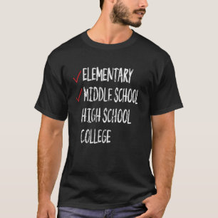 8e klas Afstuderen middelbare school Afstuderen T-shirt