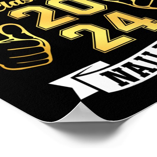 8e klas CL van 2024 spijkerde het Afstuderen Poster (Hoek)