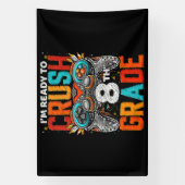 8e klas niveau ontgrendeld spel op terug naar scho spandoek (Verticaal)