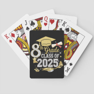 8e klas van 2025 Afstuderen Afstuderen Pokerkaarten