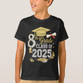 8e klas van 2025 Afstuderen Afstuderen T-shirt (Voorkant)