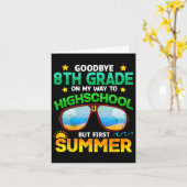 8e klas weg naar middelbare school klas eerste zom kaart (Gele Bloem)