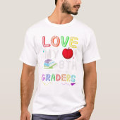 8e klassers T-shirt Grappig 8e klas (Voorkant)