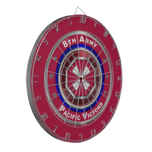 8e Leger Dartbord (Voorkant Links)