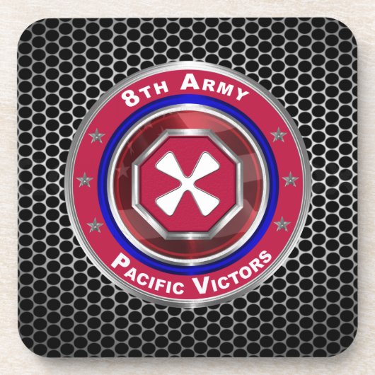 8e Leger Gepersonaliseerd Bier Onderzetter (Voorkant)